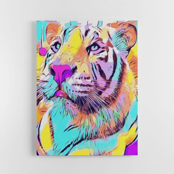 Malowanie po numerach tygrys
