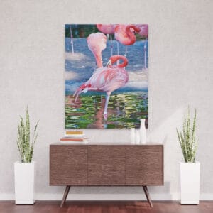 Kąpiel Flaminga - mozaika